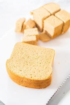 Bread pudding Stock Photos