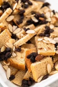 Bread pudding Stock Photos
