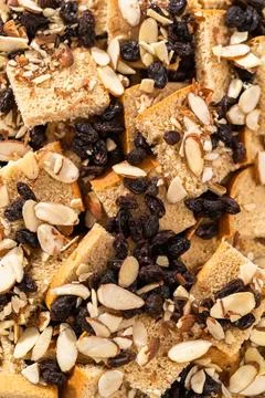 Bread pudding Stock Photos