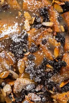 Bread pudding Stock Photos