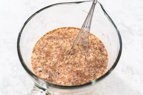 Bread pudding Stock Photos