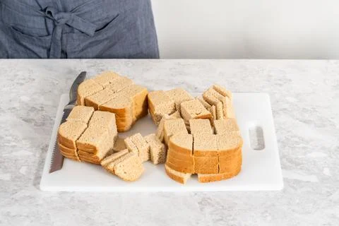 Bread pudding Stock Photos