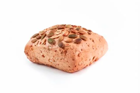 Bread with pumpkin seeds Stock Photos