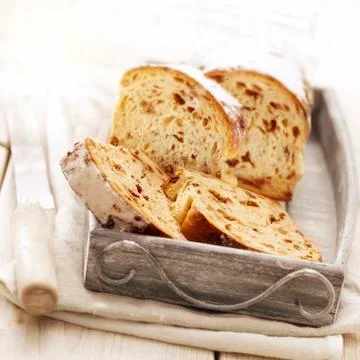Bread with raisins Stock Photos