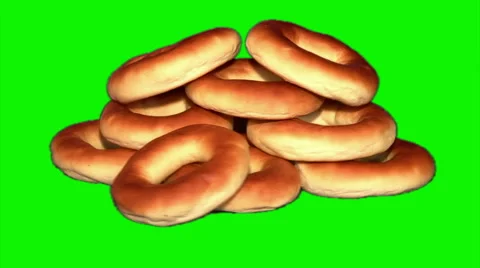 Bread ring rotating 05 Video stock 43735996