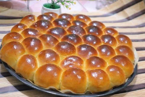 Bread roll with beautiful background Stock Photos