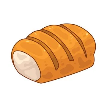 Bread Roll illustration 스톡 일러스트