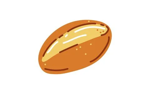 Bread rolls for brunch in germany or sunday buns.Vector illustration Stock Illustration