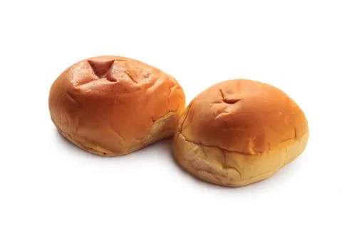 Bread rolls isolated Stock Photos