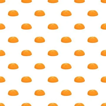 Bread rolls seamless pattern for bakery design 스톡 일러스트