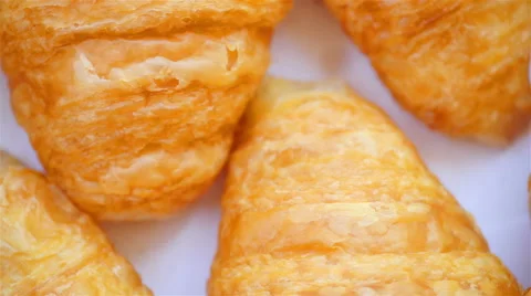 Bread is on a rotating tray Stock Footage 51444895