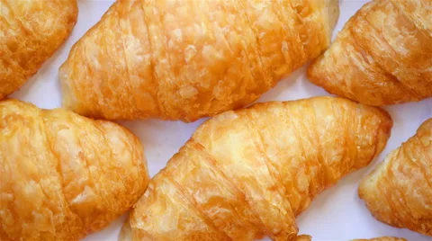 Bread is on a rotating tray Stock Footage 51444985