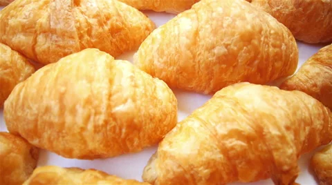 Bread is on a rotating tray Stock Footage 51447420