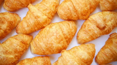 Bread is on a rotating tray Stock Footage 51447503