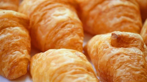 Bread is on a rotating tray Stock Footage 51447557