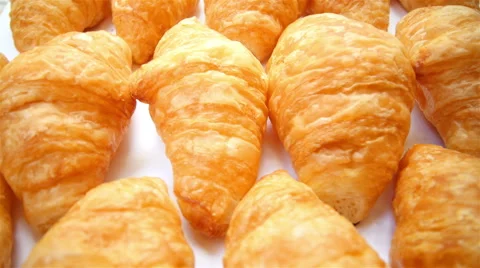 Bread is on a rotating tray Stock Footage 51465776