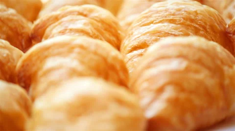 Bread is on a rotating tray Stock Footage 51465867