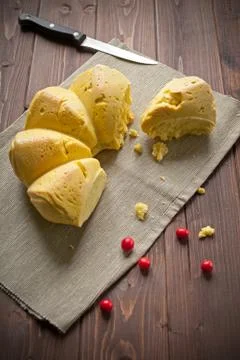 Bread to saffron Stock Photos