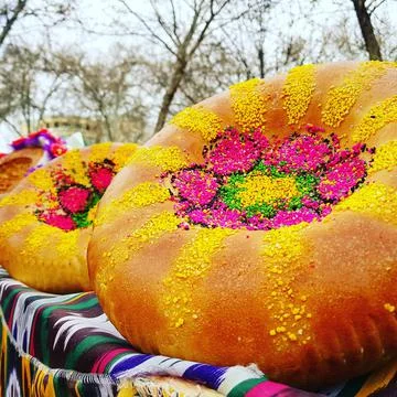 Bread of Samarkand Stock Photos