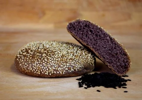 Bread for sandwich isolated Stock Photos