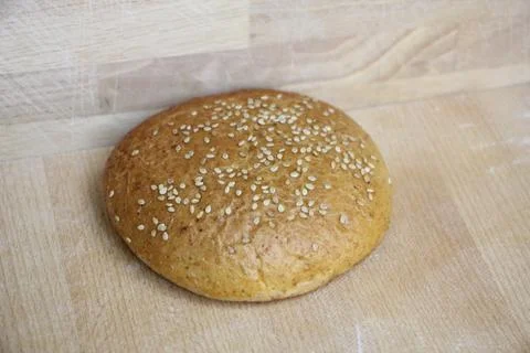 Bread for sandwich isolated Fotos Stock