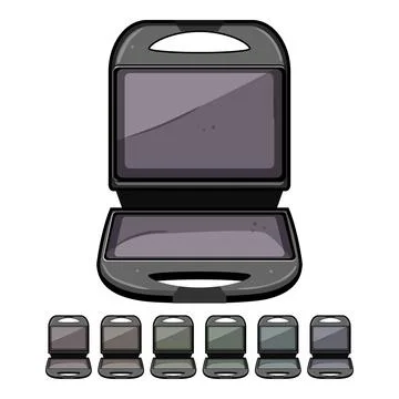 Bread sandwich maker cartoon vector graphic Stock Illustration
