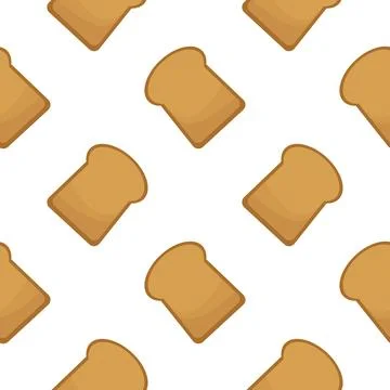 Bread seamless pattern 스톡 일러스트