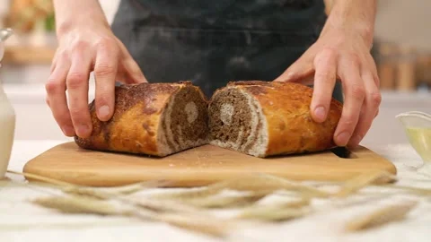 Bread In Section Stock Footage 273501490