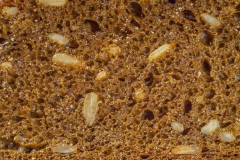 Bread with  seeds Stock Photos