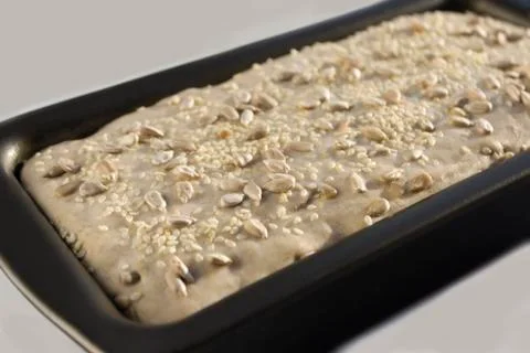 Bread in the shape before baking The bread dough Stock Photos