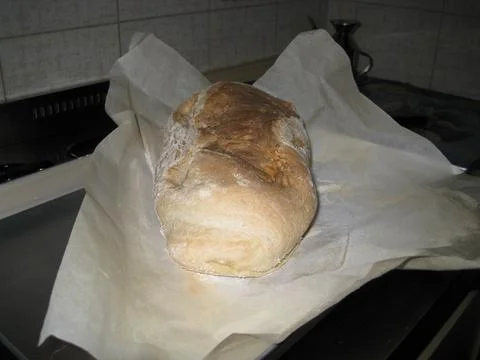 Bread shot at home Stock Photos