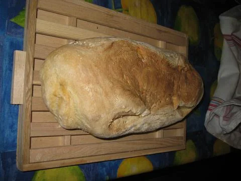 Bread shot at home Stock Photos