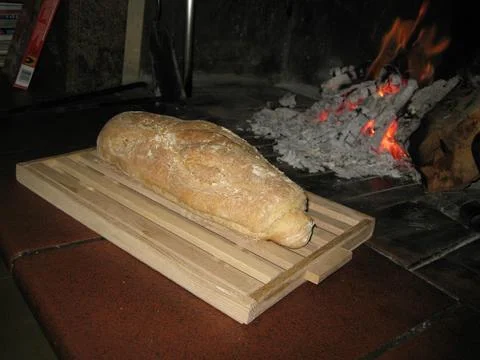 Bread shot at home Stock Photos