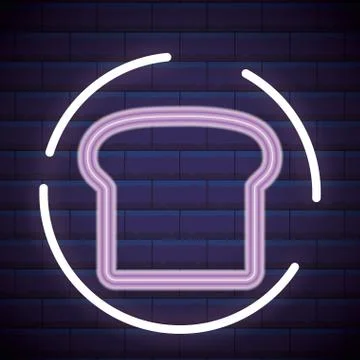 Bread slice design Illustrazione stock