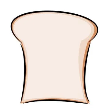 Bread slice illustration イラスト素材