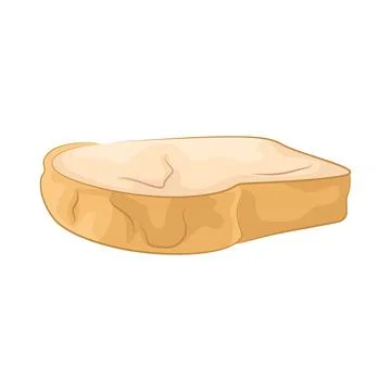 Bread Slice Illustration Stock Illustration