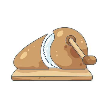 Bread slicer Stock Illustration