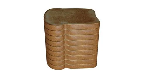 Bread Slices Pack with white background 1 Stock Illustration