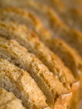 Bread slices Stock-Fotos