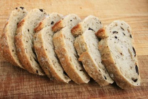 Bread slices Stock Photos