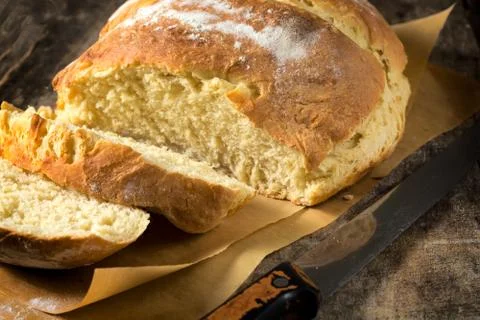 Bread slices Stock Photos