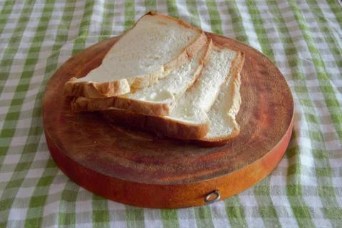 Bread in slices 库存照片