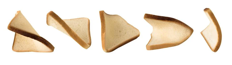 Bread slices Fotos de archivo