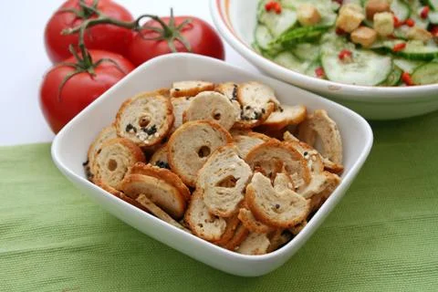 Bread snack Stock Photos