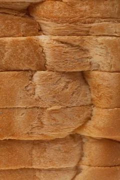 Bread stack close up Stock Photos