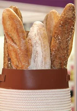 Bread Stick Loaves. Stock Photos