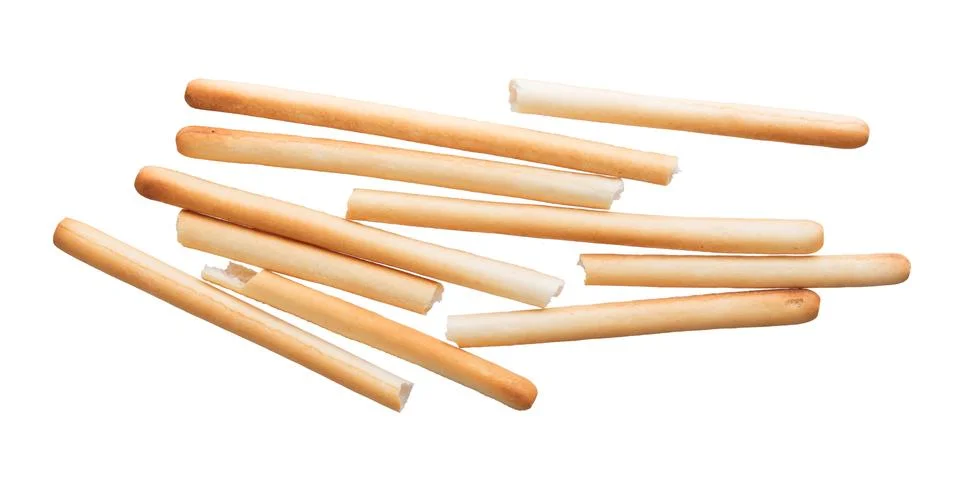 Bread sticks isolated Stock Photos