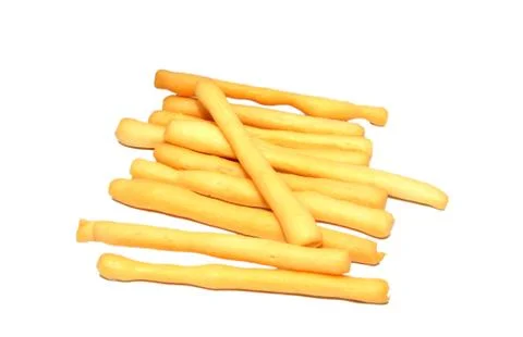 Bread sticks isolated on white background Foto stock