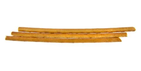 Bread sticks isolated on white background close-up Stock Photos
