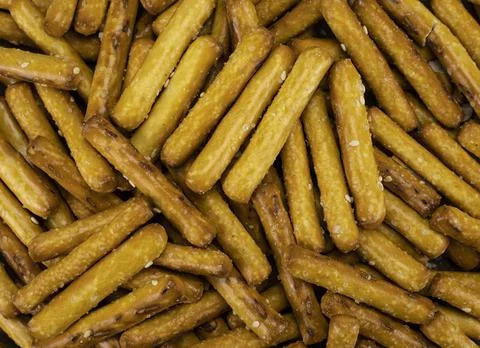 Bread sticks isolated on white background Stock Photos